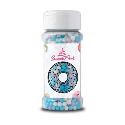 SweetArt cukrové perly Elsa mix 5 mm (80 g) ♡