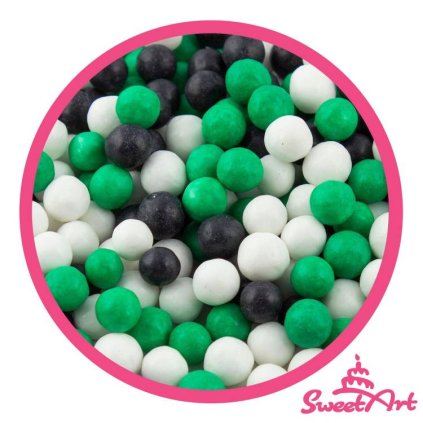 SweetArt cukrové perly Football mix 7 mm (80 g) ♡