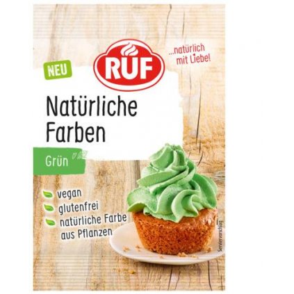 Přírodní barva zelená 8g 12596 - RUF  | Skvělé pro Váš domácí dort