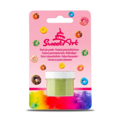 SweetArt jedlá prachová barva Fresh Green světle zelená (2,5 g) ♡