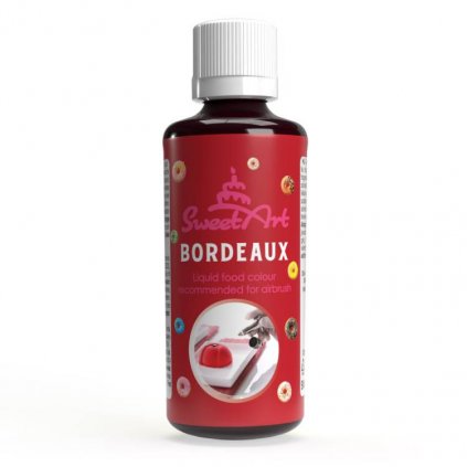 SweetArt airbrush barva tekutá Bordeaux (90 ml) /D_BAE-053