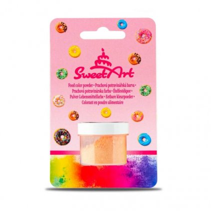 SweetArt jedlá prachová barva Peach broskvová (2,5 g) /D_BED-046