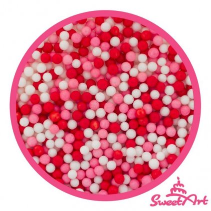 SweetArt cukrové perly Love mix 5 mm (80 g) /D_BPRL-108.5008