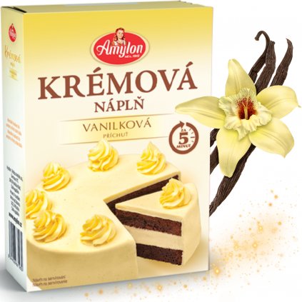 Krémová náplň Amylon vanilková 80g