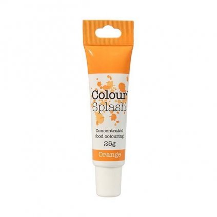 Gelová barva - Oranžová - 25 g  | Skvělé pro Váš domácí dort