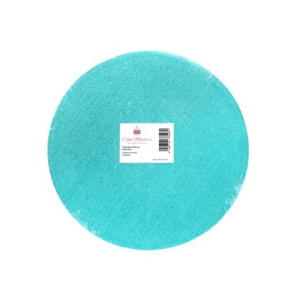 Modrá baby blue podložka na dort 25 cm