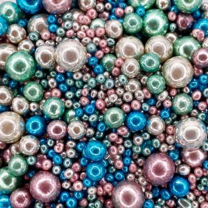 Cukrové zdobení metalické perličky 80g - Scrumptious  | Skvělé pro Váš domácí dort