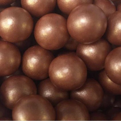 Cukrové zdobení chocoballs XL rose gold 70g - Scrumptious  | Skvělé pro Váš domácí dort