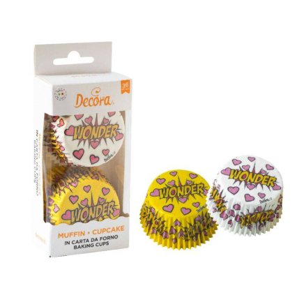 Košíčky na muffiny 36ks 50x32mm Wonder - Decora  | Cukrářské potřeby