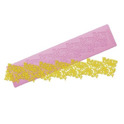 Silikonová forma na jedlou krajku 34x7 cm - Cakesicq | Cukrářské potřeby