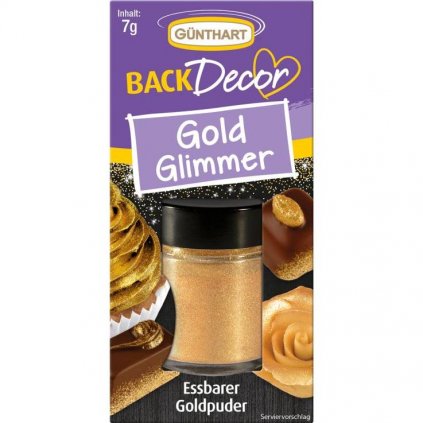 Prachová barva zlatá, 7g - Gunthart  | Skvělé pro Váš domácí dort