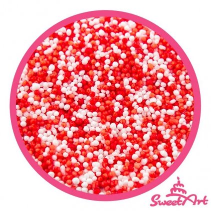 SweetArt cukrový máček červený a bílý (1 kg) /D_BNPR-102.100