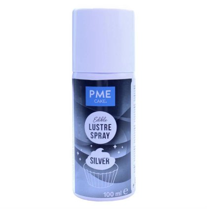 PME Perleťová barva ve spreji Silver (stříbrná) 100 ml Bez E171 ♡