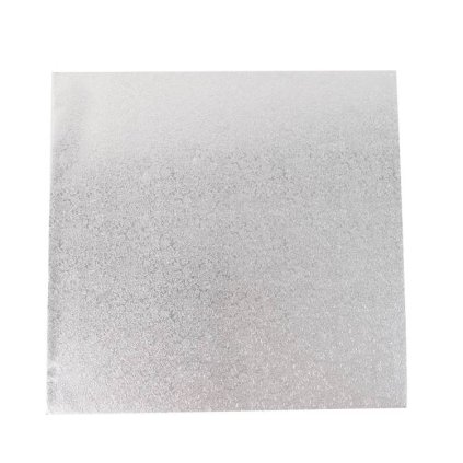 Cake Star Podložka pod dort PEVNÁ stříbrná vzor Grape čtverec 33 cm 13" (1 ks) ♡