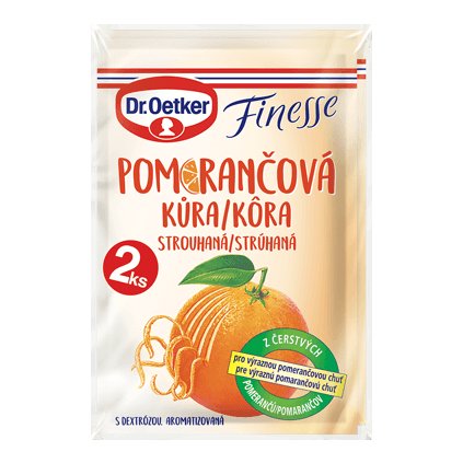 Dr. Oetker Finesse pomerančová kůra strouhaná (2x6 g) /D_DO0132