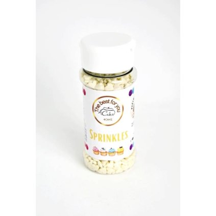 Cukrová srdíčka bílá (80 g) Cukrářská ♡