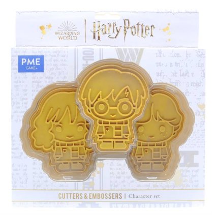 PME Harry Potter vykrajovátka s otiskovačem Harry, Ron a Hermiona (3 ks) ♡