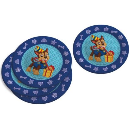 Papírové talíře paw patrol 23cm 6ks - tib  | Cukrářské potřeby