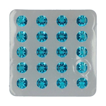 Jedlé diamanty 20ks modré - FunCakes  | Skvělé pro Váš domácí dort