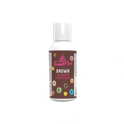 SweetArt olejová barva Brown (70 g) /D_BOC-061