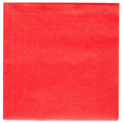 Papírové ubrousky Červené, 33 x 33 cm, 20 ks - Amscan  /BP