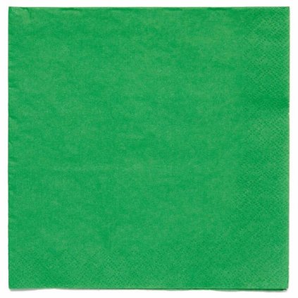 Papírové ubrousky Zelené, 33 x 33 cm, 20 ks - Amscan  /BP
