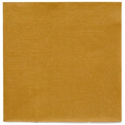 Papírové ubrousky Zlaté, 33 x 33 cm, 20 ks - Amscan  /BP