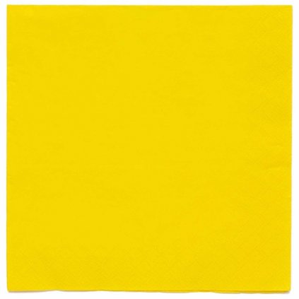 Papírové ubrousky Žluté, 33 x 33 cm, 20 ks - Amscan  /BP