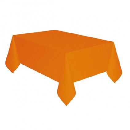 Plastový party ubrus Oranžový, 137 x 274 cm - Amscan  /BP