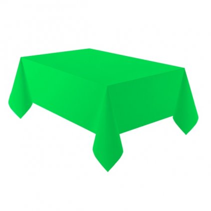 Plastový party ubrus Zelený, 137 x 274 cm - Amscan  /BP