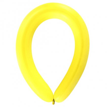 Balonek modelovací široký - Yellow Sunshine, D02 - žlutý, 50ks  /BP