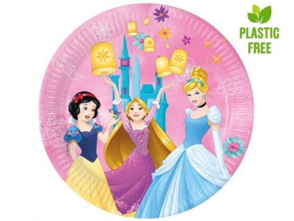 EKO Papírové talířky Disney princess - New Generation 23 cm - 8 ks  /BP