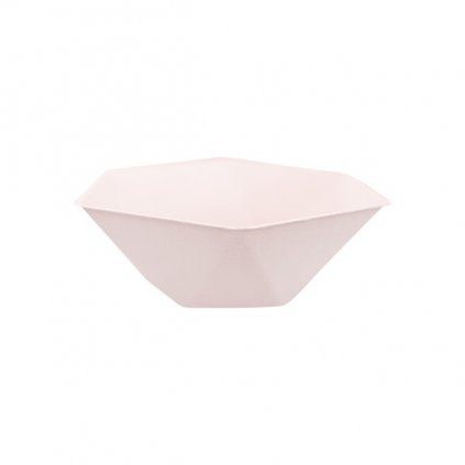 EKO - papírové misky hexagonal - Vert Decor, pastelově růžové - 15,8 x 13,7 cm 6 ks  /BP