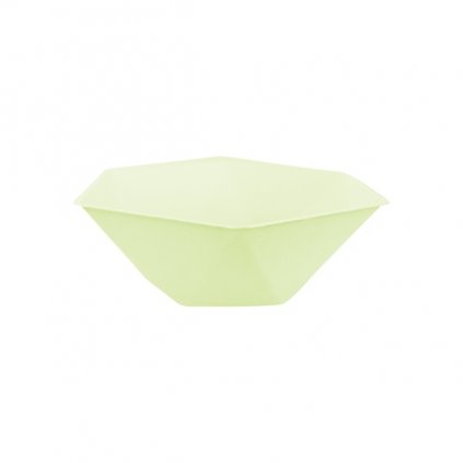 EKO - papírové misky hexagonal - Vert Decor, pastelově zelené - 15,8 x 13,7 cm 6 ks  /BP