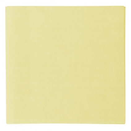 Papírové ubrousky - Vert Decor pastelově žluté, 33 x 33 cm, 20 ks  /BP