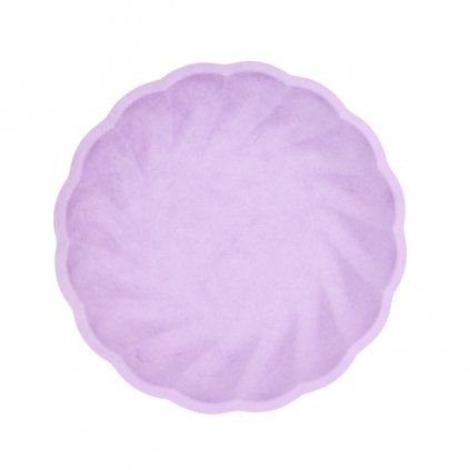 EKO - papírové talíře kulaté - Vert Decor, pastelově fialové - 22,9 cm 6 ks  /BP