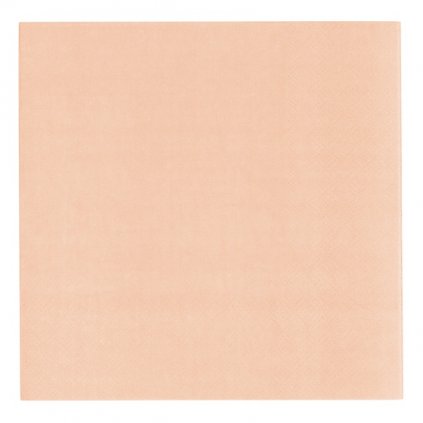 Papírové ubrousky - Vert Decor pastelově meruňkové, 33 x 33 cm, 20 ks  /BP