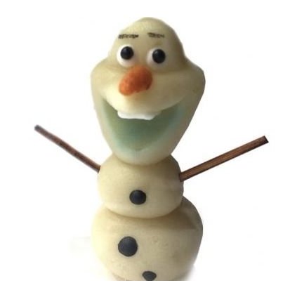 Marcipánová jedlá figurka: Olaf - Frozen