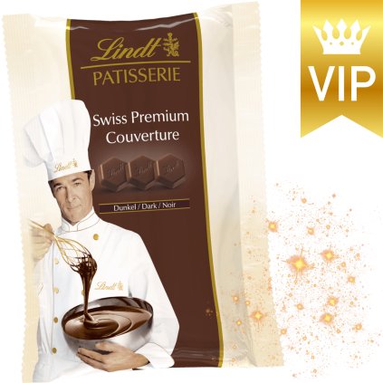 VIP tmavá 52% čokoláda na vaření | Lindt PATISSERIE 500 g