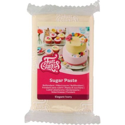 Potahovací hmota slonová kost 250g - FunCakes  | Skvělé pro Váš domácí dort