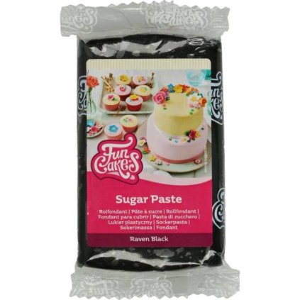 Potahovací hmota černá 250g - FunCakes  | Skvělé pro Váš domácí dort