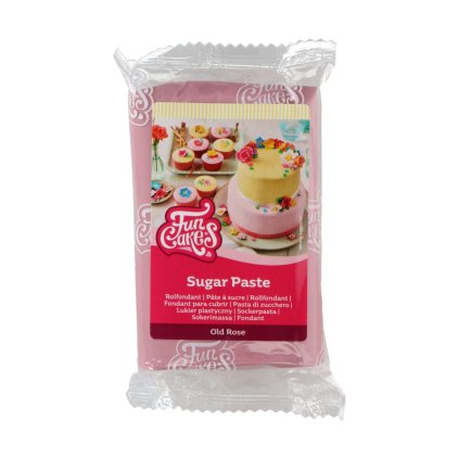 Potahový fondán FunCakes | Paste Old Rose - růžová 250g