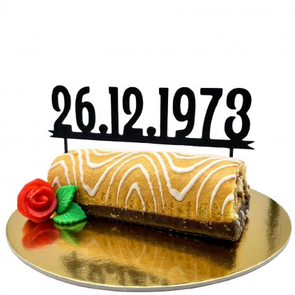 Datum - čísla na dort