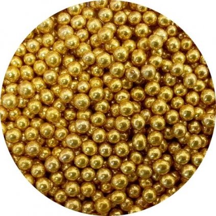 Cukrové perly zlaté malé (80 g) /D_AMO41-80
