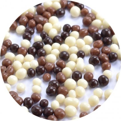 Idea Choc Cereální kuličky v bílé, mléčné a hořké čokoládě 5 mm (450 g) /D_330004/C2.7