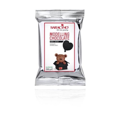 Modelovací čokoláda Saracino černá 250 g ♡