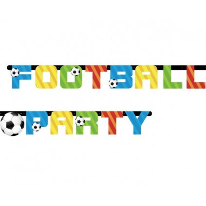 Party nápis - Football Party 160 cm  /BP