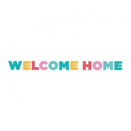Party nápis - Welcome Home 250 cm  /BP