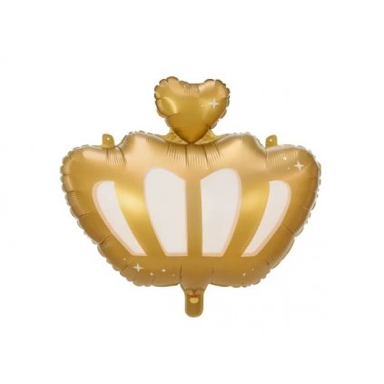 Foliový balonek královská koruna se srdíčkem 52 x 42 cm  /BP