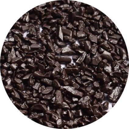 Kamínky z tmavé polevy (70 g) ♡